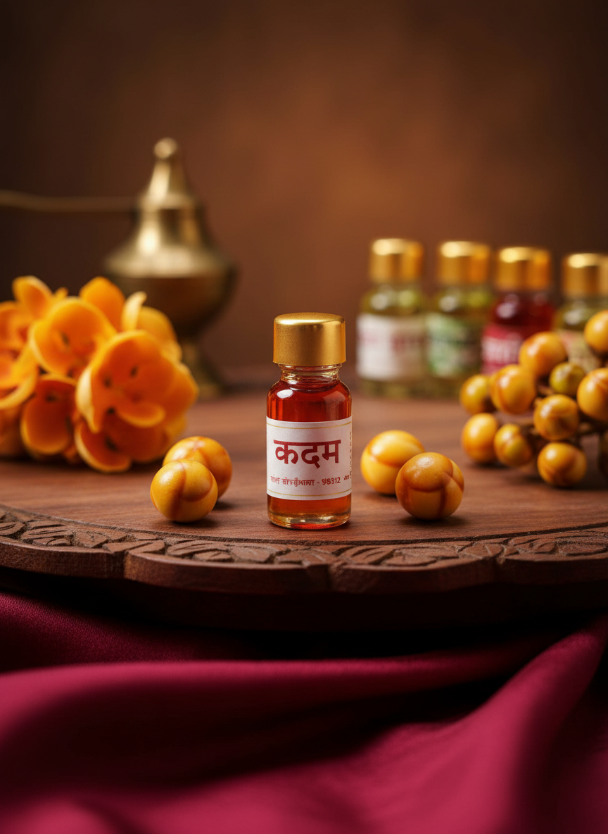 Itra Bottle Kadam with kadamba flowers