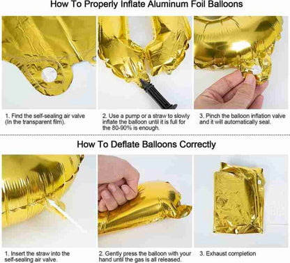 Haldi Ceremony Foil Ballons Banner