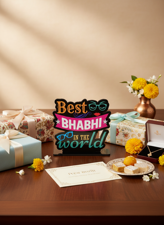 Best Bhabhi Standee as gift presentation