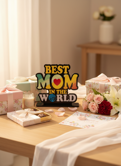 Best Mom Standee as gift presentation