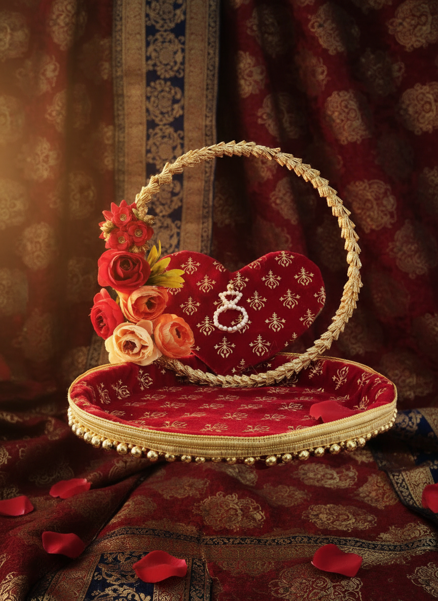 Engagement Platter craftsmanship detail