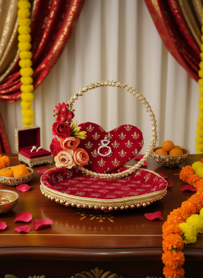 Engagement Platter in luxurious wedding setting