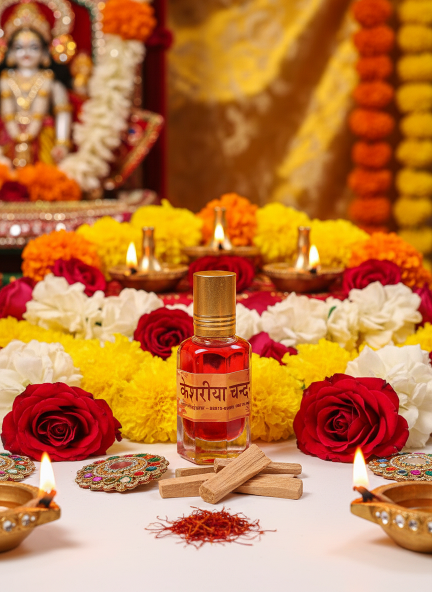 Kesar Chandan Itra in festive celebration