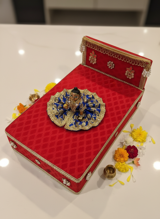 Laddu Gopal Palang UTBED01 top-down angle